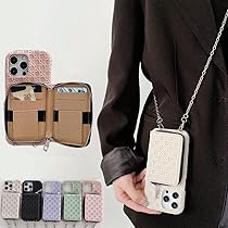 Amazon.co.jp: スマホケース 背面財布型 ファスナー付き 小銭