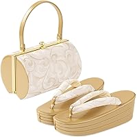 Amazon | [KYOETSU] [キョウエツ] 成人式 草履バッグセット 無地 草履