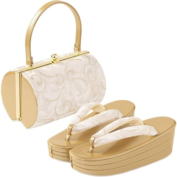 Amazon | [KYOETSU] [キョウエツ] 成人式 草履バッグセット 無地 草履