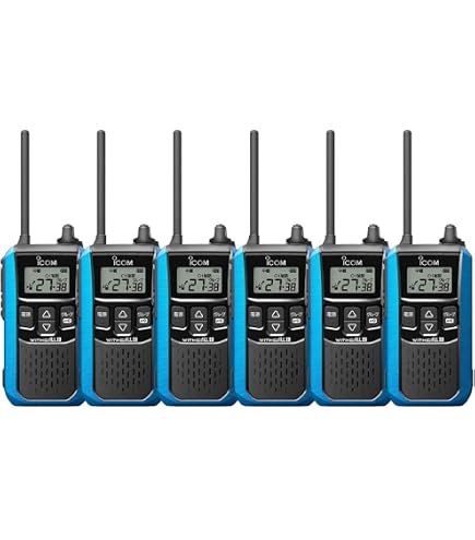 アイコム トランシーバー IC-4350 （6個） Amazon | アイコム 特定小電力トランシーバー IC-4350 6台セット