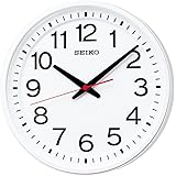 セイコークロック(Seiko Clock) 掛け時計 オフィスタイプ 衛星 電波 アナログ 白 GP219W