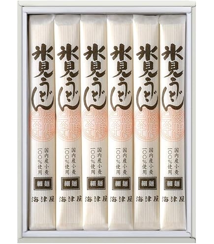 Amazon.co.jp: 海津屋 氷見うどん 細麺 国内産小麦100％使用 8本入