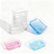 プチブライスサイズ　アクリルレジンアイ　10/6mm オーダー Amazon.co.jp: JetWave 使い捨てアクリル内トレイ 100個セット ミニ