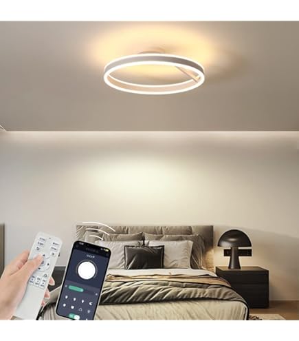Amazon.co.jp : LED シーリングライト 6-10畳 APP遠隔制御 無段階調光