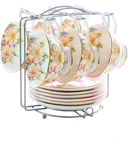 Amazon.co.jp: オールド ノリタケ 6点セット 70年代 花柄の