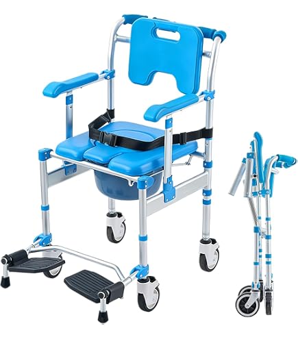 KMINA シャワーチェア トイレ 車椅子 介護 Amazon | KMINA PRO - 入浴用車いす 介護用車いす、シャワーチェア