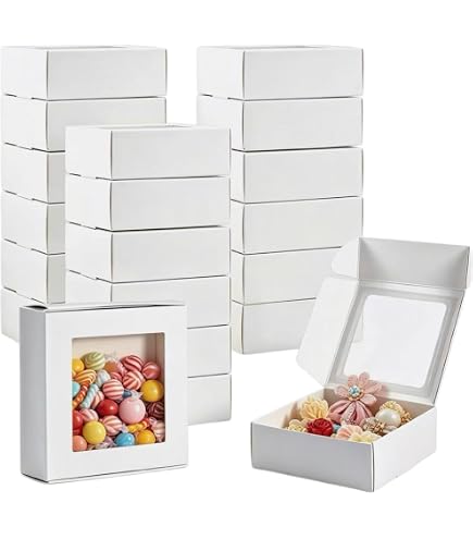 Amazon.co.jp: 【10枚】ナチュラルボックス 20×20×8cm 58-147-8