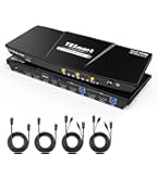 Amazon.co.jp: TESmart 8K@60Hz KVMスイッチ HDMI 2入力2出力 2台