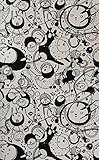 BLIK パターン柄壁紙ステッカー Spaceboys Pattern Wall Tiles black アメリカ発 きれいに剥がせて壁を傷めないので賃貸にもOK!