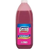 Cottee's Strawberry Flavoured Syrup Dessert Ice Cream Topping Milk Shake Flavour 3L