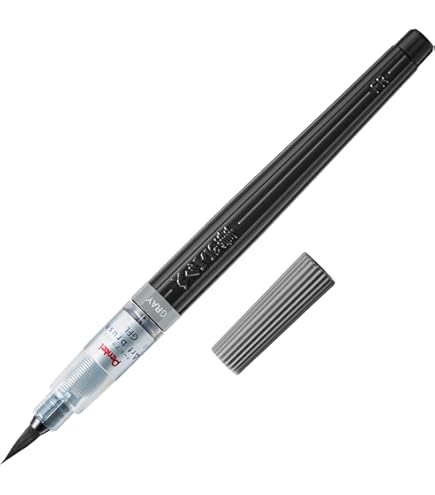Pentel Fude Brush Pen, Medium (XFL2L) : Amazon.sg: Office Products