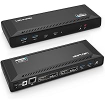 WAVLINK 5K ドッキングステーション Amazon.com: WAVLINK DisplayLink Laptop Docking Station