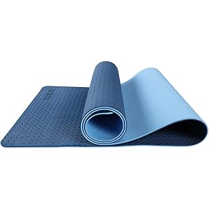 ヨガマット厚さ6mm 183*61cm TPE素材 トレーニングマットストレッチマット エクササイズマット ヨガ ピラテ…