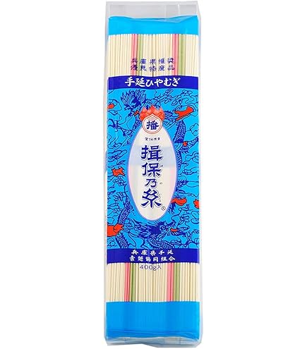 Amazon.co.jp: 手延冷麦 揖保乃糸 400g×6包 ひやむぎ 化粧箱/H-2K