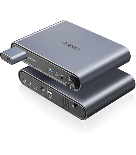 Amazon.co.jp: ORICO 10-in-1 USB-C ドッキングステーション、デュアル
