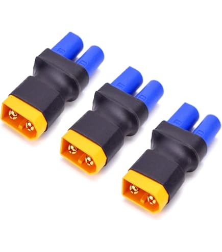 thumbnail interactive-video image 1 of RIIEYOCA XT60 To DC7909 Adapter, XT60 Male To DC 7.9mm X 0.9mm Male No Wire Adapter For RC Car 1 of 13
