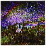 Rikki Knightクロード・モネArt Garden in Givernyセラミックアートタイル4 " x 4 "
