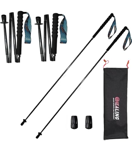 Amazon | KINGGEAR トレッキングポール, アルミニウム製, 105-120cm