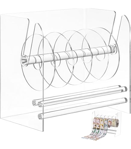 Aazon.co : Adjustable Label Dispenser Acrylic Sticker Roll Dispenser - View #9