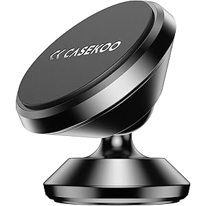 【2020年進化版】【片手操作】CASEKOO 車載ホルダー マグネット 超強磁力 360度回転 スマホホルダー 車 高…