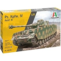 Amazon | プラッツ イタレリ 1/35 WW2 ドイツ IV号戦車 H型