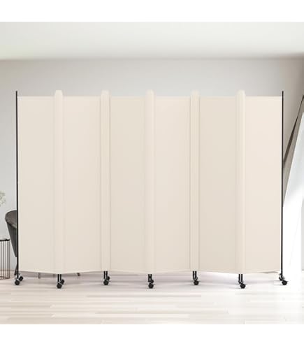 Amazon｜Kokorona パーテーション 間仕切り 4連 カバーストリップ付き