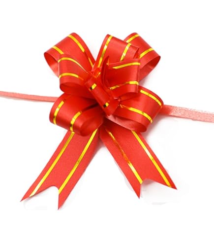 Amazon | ギフトフラワーリボン 6色セット（8個入） ラッピングリボン