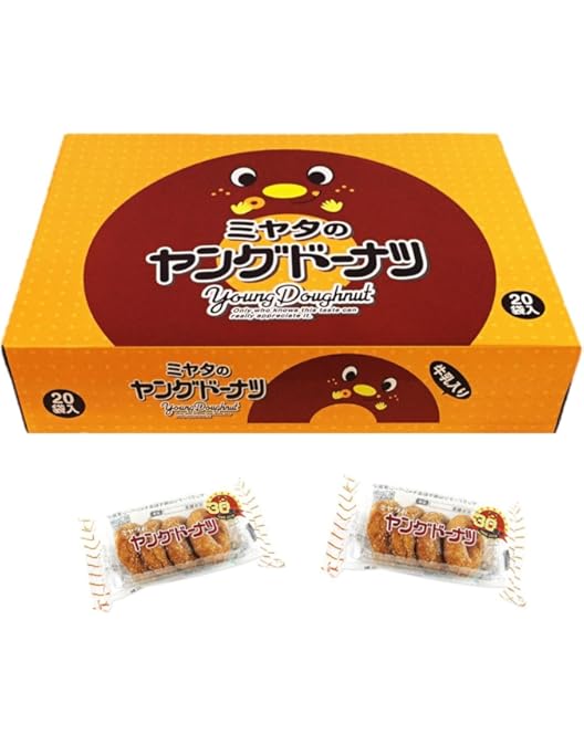 Amazon.co.jp: 宮田製菓 ヤングドーナツ 箱買い おやつ スイーツ