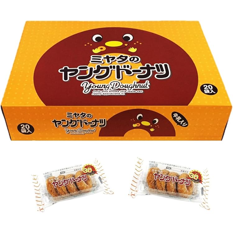 Amazon.co.jp: 宮田製菓 ヤングドーナツ 箱買い おやつ スイーツ