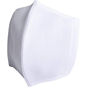 レワード(Reward) 日本製 サマーエチケットマスク 野球ユニフォームメーカーが作った洗える立体布マスク 裏メッシュ素材 銀イオン効果(防臭/抗菌) 国内生産(浜松工場) ホワイト L