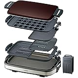 象印 ホットプレート 3.5枚タイプ やきやき 焼肉+たこ焼き+平面 ダークブラウン EA-GV35AM-TD