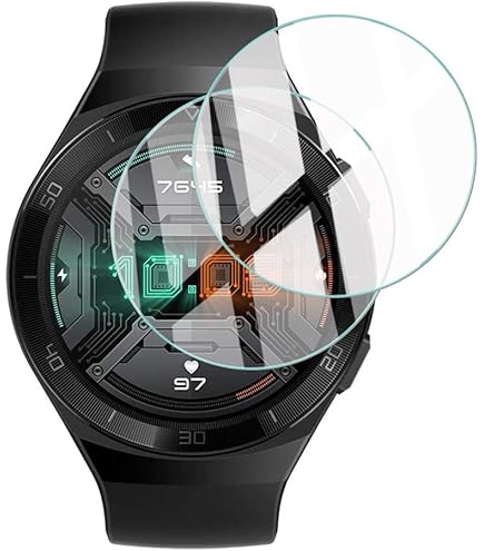 Amazon.co.jp: [2枚入り] For Huawei Watch GT2e 46mm ガラスフィルム