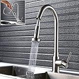 everso キッチン蛇口 キッチン用水栓 シャワー 引出しホース式水栓 ハンドシャワー 3シングルレバー混合栓 伸縮 360度回転 キッチン用混合栓シャワー 交換洗面台 台所