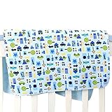 Mixmax Baby & Toddler Waterproof Bamboo Fiber Flannel Washable Diaper Changing Mat Pad for Baby Crib