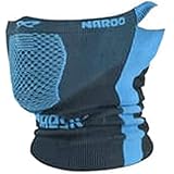 NAROO MASK(ナルーマスク) X5 スポーツマスク フェイスマスク 防寒 スギ・ヒノキ花粉症対策 UVカット (ブラック/ブルー)