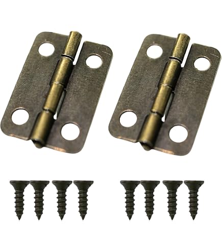 Amazon.co.jp: ハイロジック P-597 正面付蝶番64mm ブロンズ 2枚入