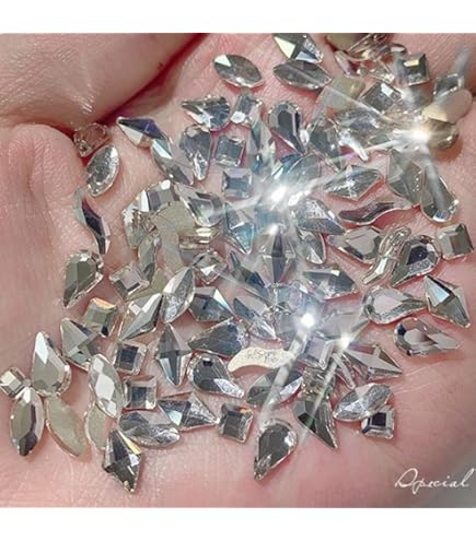 Amazon.co.jp: BRIIKPP ネイルストーンセット ぴかぴか光る ミックス