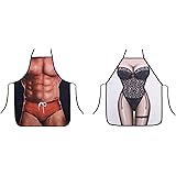 【BENRI GOODS】おもしろエプロン マッチョ＆セクシー ペア プレミアムセット