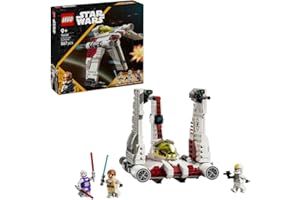LEGO Star Wars: The Clone Wars V-19 Torrent Starfighter 75432, Vehicle Set, Building Toy for Kids, Buildable Starship, Blue and Red Lightsabers, Gift Idea for Boys, Girls and Fans (567 Pieces)