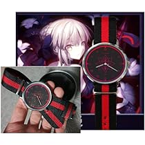 Amazon.co.jp: 腕時計 アナログ FATE フェイト 魔法陣 セイバー