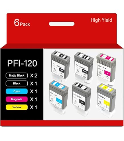 Amazon.co.jp: PFI-120 MBK 顔料 Canon PFI-120 インクカートリッジ