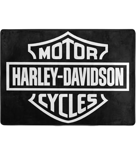 Amazon | ハーレーダビッドソン ラグ カーペット 洗える ラグマット