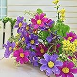 Hommy ガーベラ​​デイジー 造花 花部分のみ 花びら 花ヘッド 結婚式 装飾 DIY ローズ 人工 ( ライトピンク)