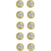 Amazon | CR2032 タブ付きボタン電池, 3V, 20mm×3.2mm, 10個