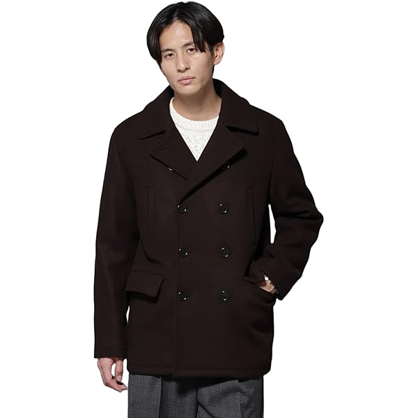 Amazon | Abyts 佐藤健 プロデュース ウールリバーコート サイズ 1