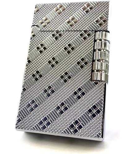 Amazon.co.jp: Chequered/チェカード フリントガスライター シルバー 