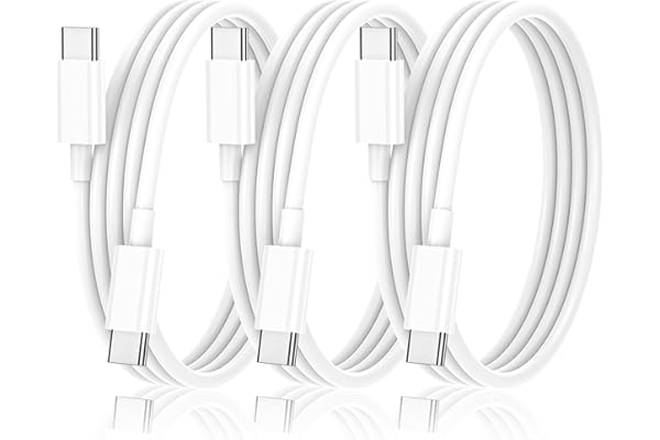 純正 USB C ケーブル 60W 急速充電 1M 3本セット 充電ケーブル タイプc データ転送 断線防止 高耐久性 映像出力不可 Type-c to Type-c コード for iPhone 16/15 Pro/Plus/Pro Max、for MacBook Air 13 inch/IPad Pro/Air/10th/4/5 など TypeC 機種対応