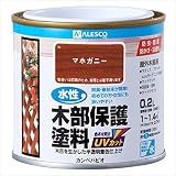 カンペハピオ 水性木部保護塗料 0.2L マホガニー