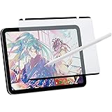 エレコム(ELECOM) 【リニューアル】 エレコム iPad mini6 第6世代 (2021年) ペーパーテクスチャ フィルム 紙のような描き心地 着脱式 ケント紙 ブルーライトカット TBWA21SFLNSPLL クリア