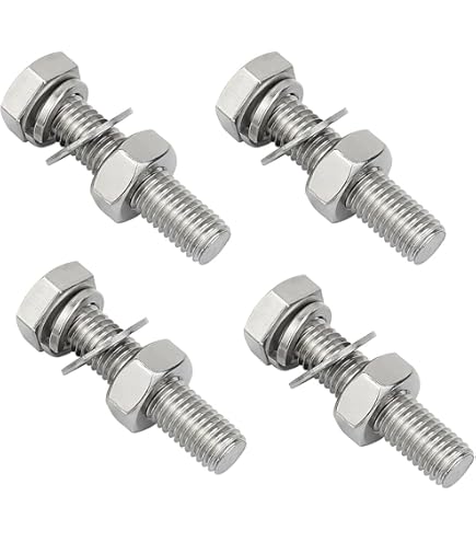 Amazon.co.jp: 2本組入 フランジボルトセット M10x35mmxP1.5